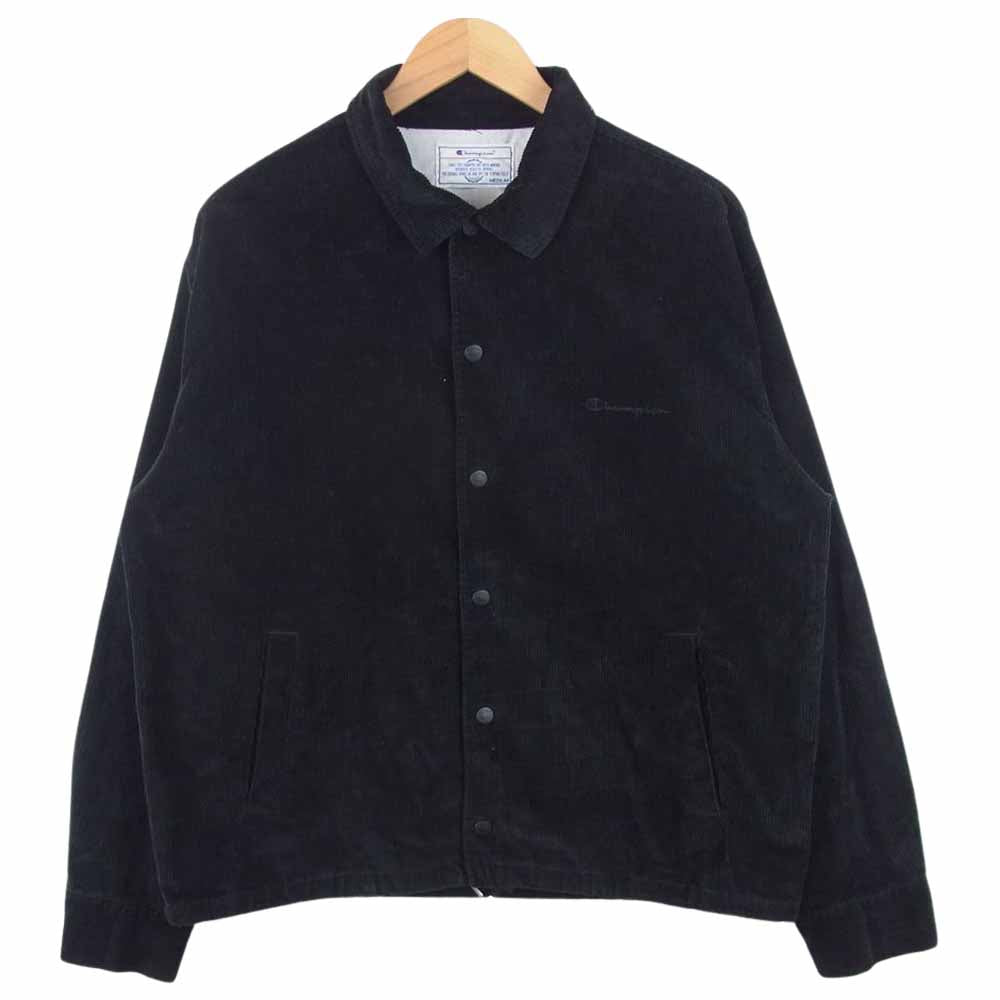 Champion チャンピオン コーデュロイ コーチ ジャケット ブラック系 M【中古】