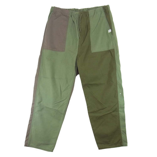 ガンホー クレイジーパターン イージー ファティーグ パンツ カーキ系 L【中古】