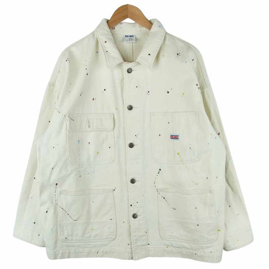 BIG MAC ビッグマック × FREAK's STORE フリークスストア ペンキ加工 ホワイト系 L【中古】