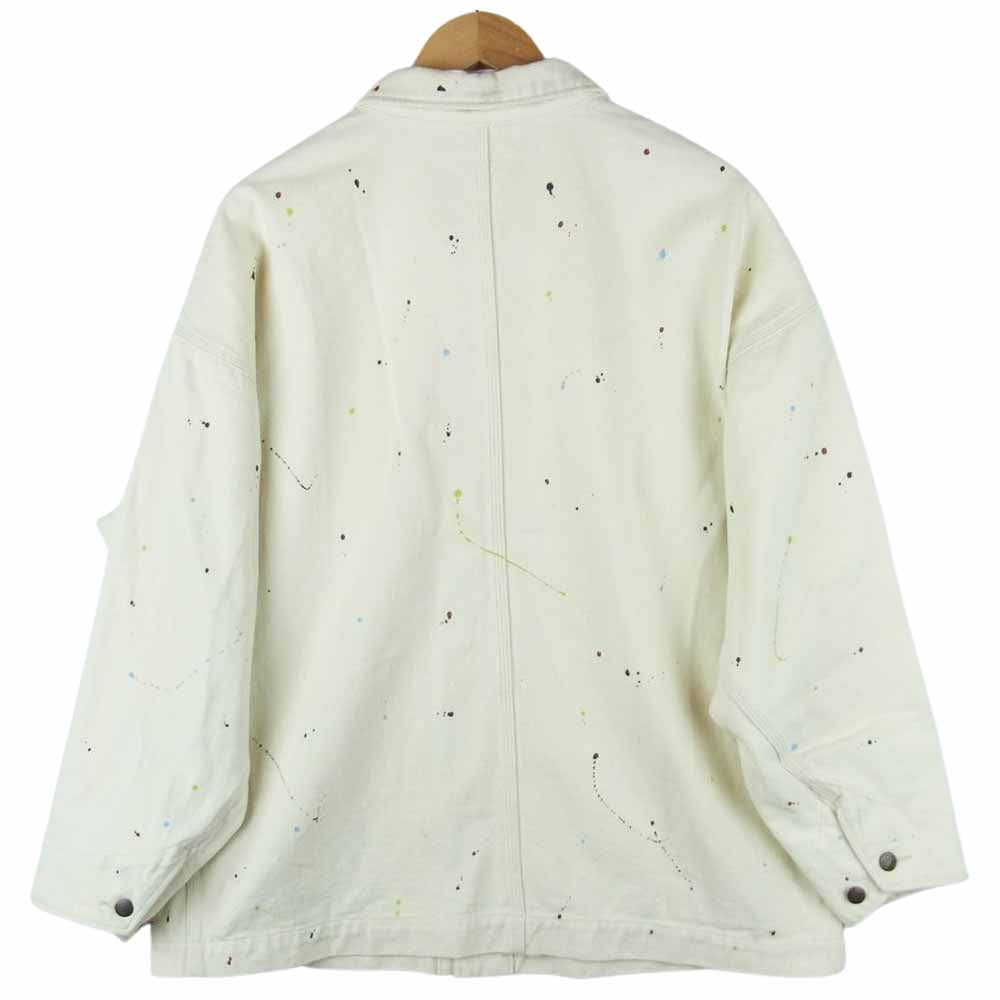 BIG MAC ビッグマック × FREAK's STORE フリークスストア ペンキ加工 ホワイト系 L【中古】