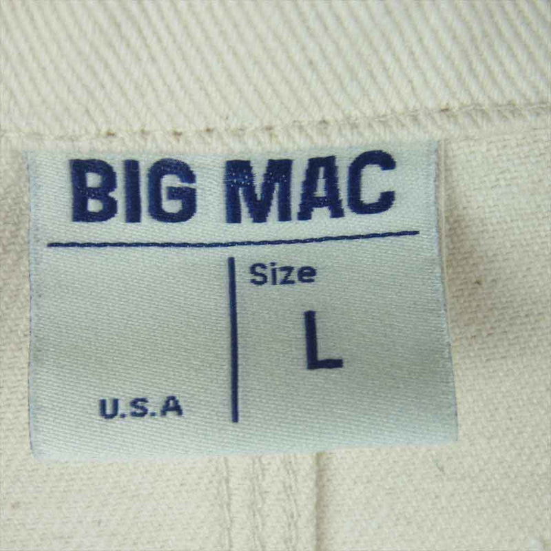 BIG MAC ビッグマック × FREAK's STORE フリークスストア ペンキ加工 ホワイト系 L【中古】