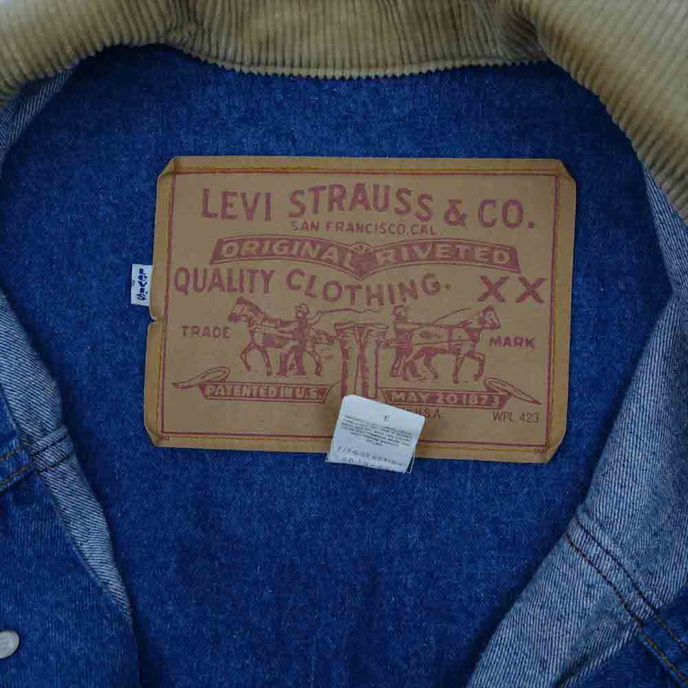 Levi's リーバイス 90s デニム コート 襟 コーデュロイ【中古】