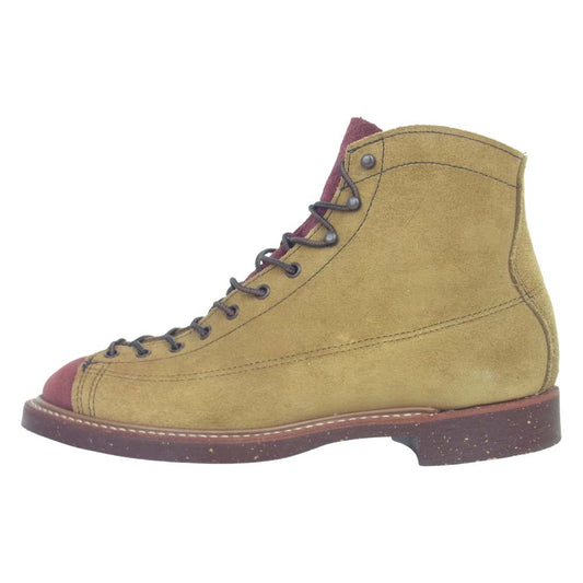 RED WING レッドウィング 2997 ラインマン ブーツ スウェード ライトブラウン系 US7 UK6 EU39 CM25【極上美品】【中古】