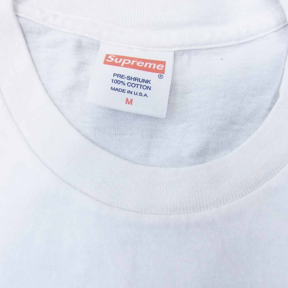 Supreme シュプリーム 16SS THIS IS THE SHIT TEE ロゴ プリント 半袖 Tシャツ  ホワイト系 M【中古】