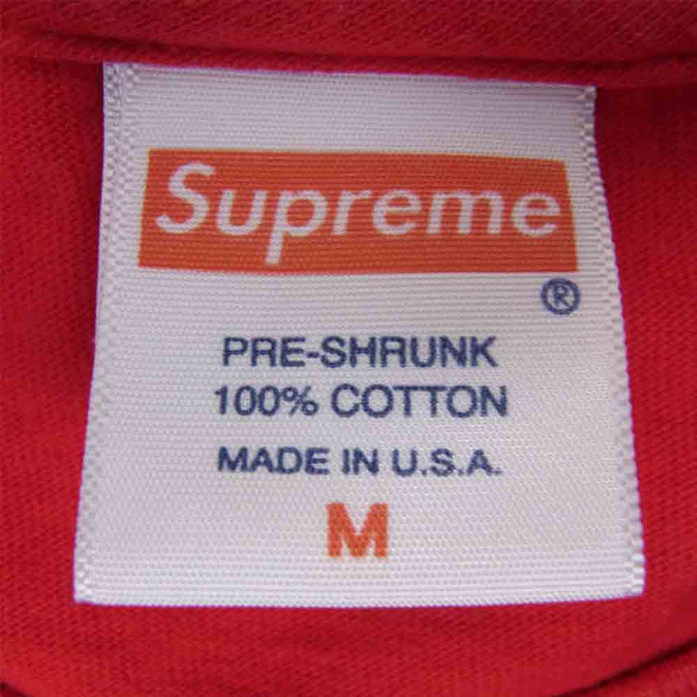 Supreme シュプリーム 17SS Super Supreme tee スーパーシュプリーム ロゴ 半袖 Tシャツ レッド系 M【中古】