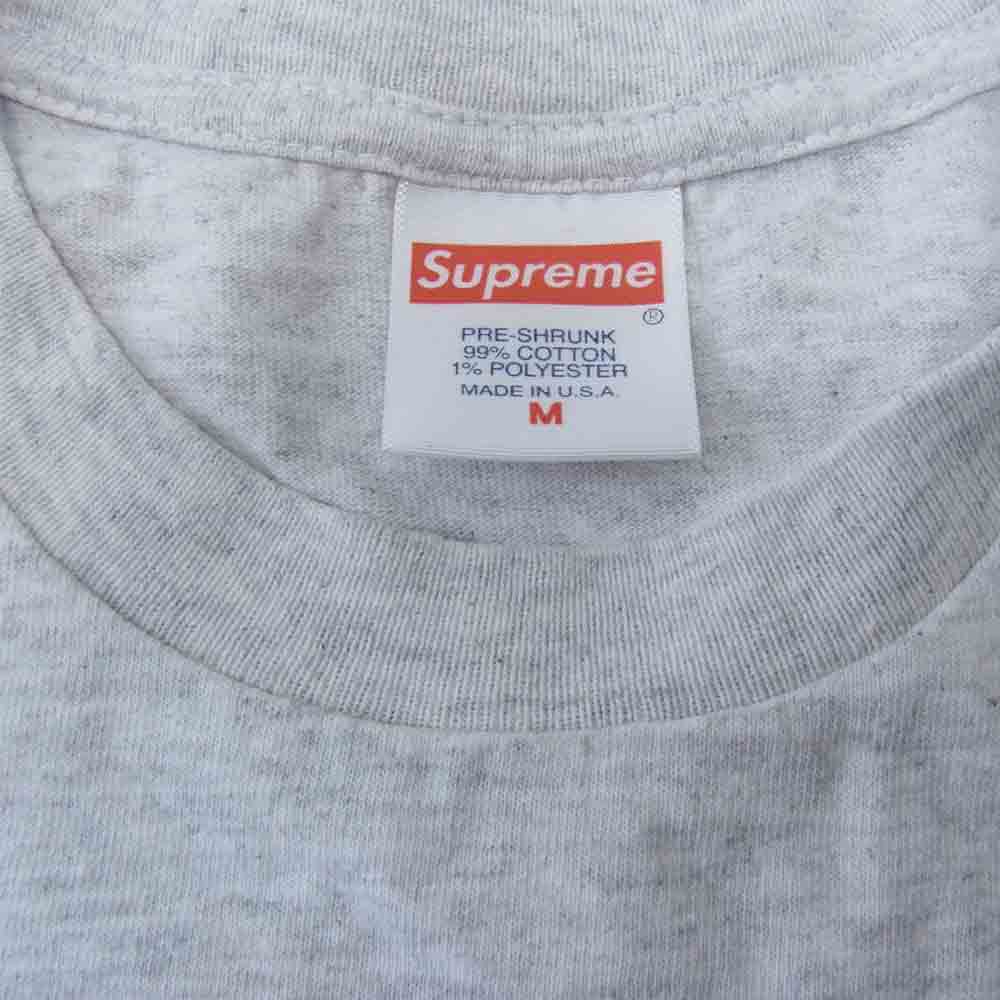 Supreme シュプリーム 18SS Rocks Tee ロックス ジュエリー 宝石 ロゴ  Tシャツ グレー系 M【中古】