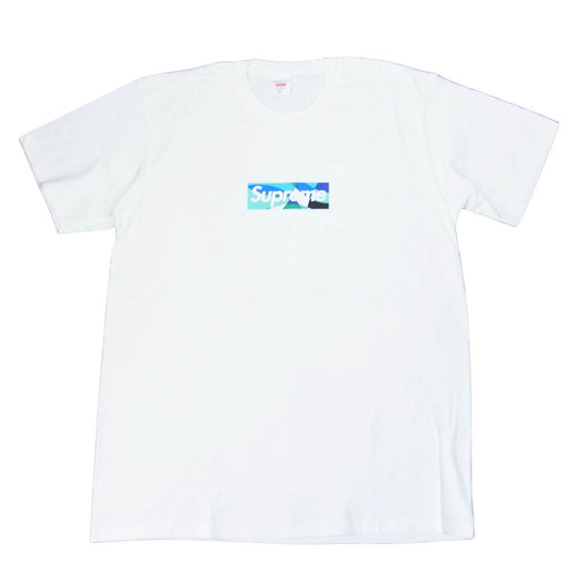 Supreme シュプリーム 21SS ×Emilio Pucci Box Logo Tee エミリオプッチ ボックスロゴ 半袖 Tシャツ ホワイト ホワイト系 M【新古品】【未使用】【中古】