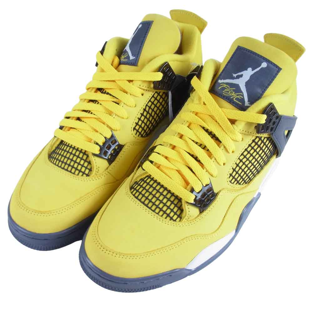 NIKE ナイキ CT8527-700 AIR JORDAN 4 RETRO TOUR YELLOW ツアーイエロー イエロー系 28cm【新古品】【未使用】【中古】
