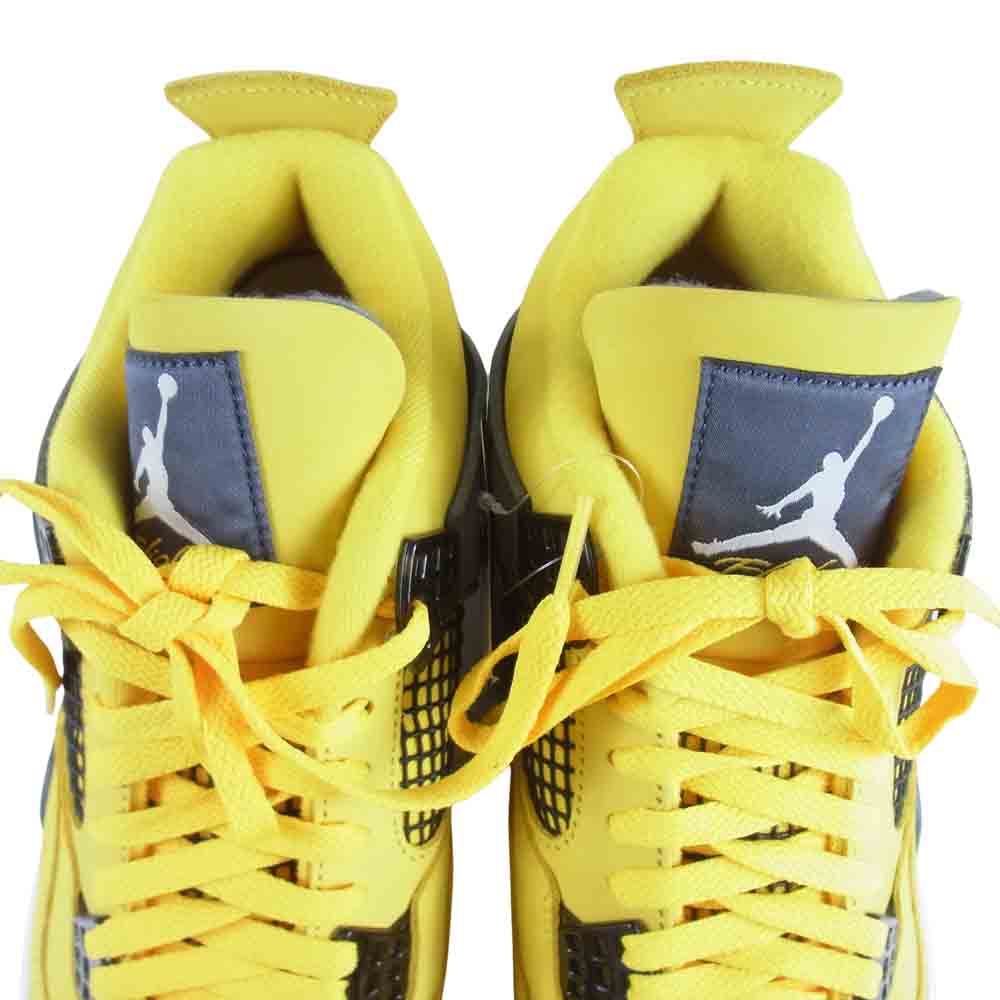 NIKE ナイキ CT8527-700 AIR JORDAN 4 RETRO TOUR YELLOW ツアーイエロー イエロー系 28cm【新古品】【未使用】【中古】