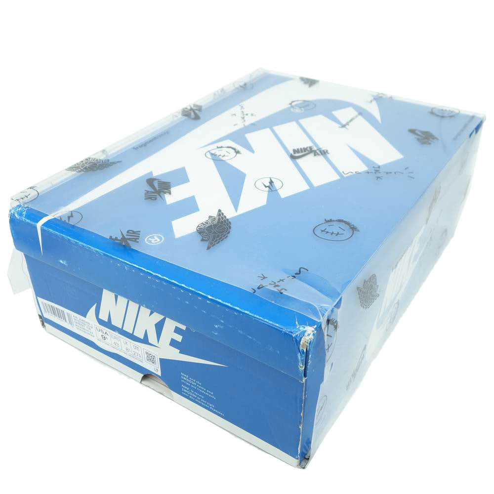 NIKE ナイキ DH3227-105 TRAVIS SCOTT FRAGMENT AIR JORDAN 1 RETRO HIGH OG SP トラヴィススコット フラグメント スニーカー ホワイト系 ブルー系 US9.5 EU43 UK8.5 CM27.5【新古品】【未使用】【中古】