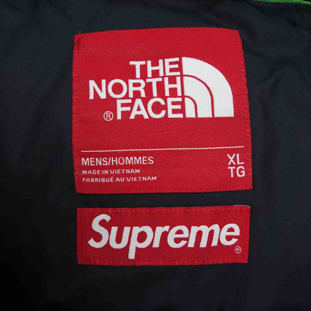 Supreme シュプリーム 21SS ×THE NORTH FACE ノースフェイス Studded Nuptse Vest スタッズプリント ヌプシ ベスト ブラック系 グレー系 ブルー系 XL【極上美品】【中古】