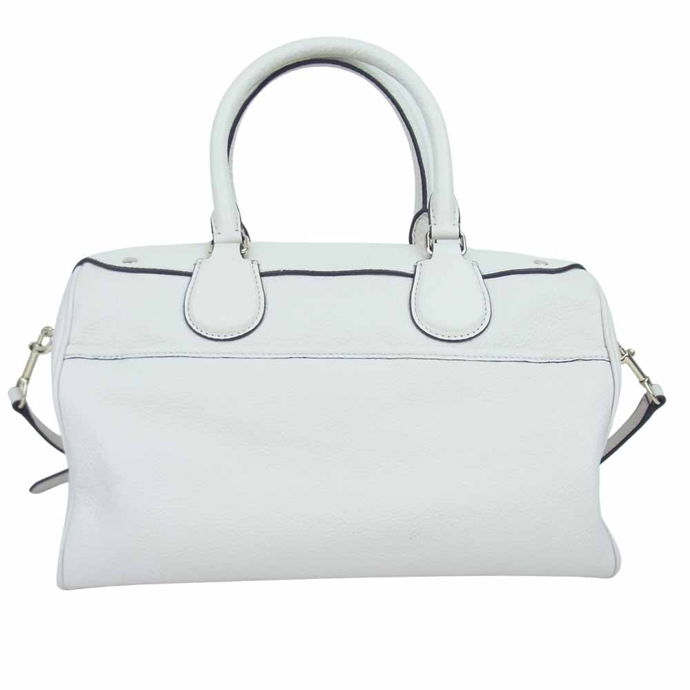 COACH コーチ 2WAY ショルダー ハンド バッグ ホワイト系【中古】