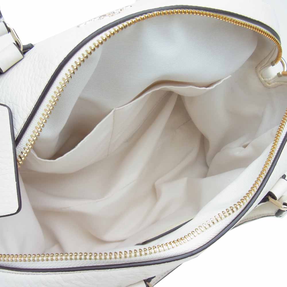 COACH コーチ 2WAY ショルダー ハンド バッグ ホワイト系【中古】