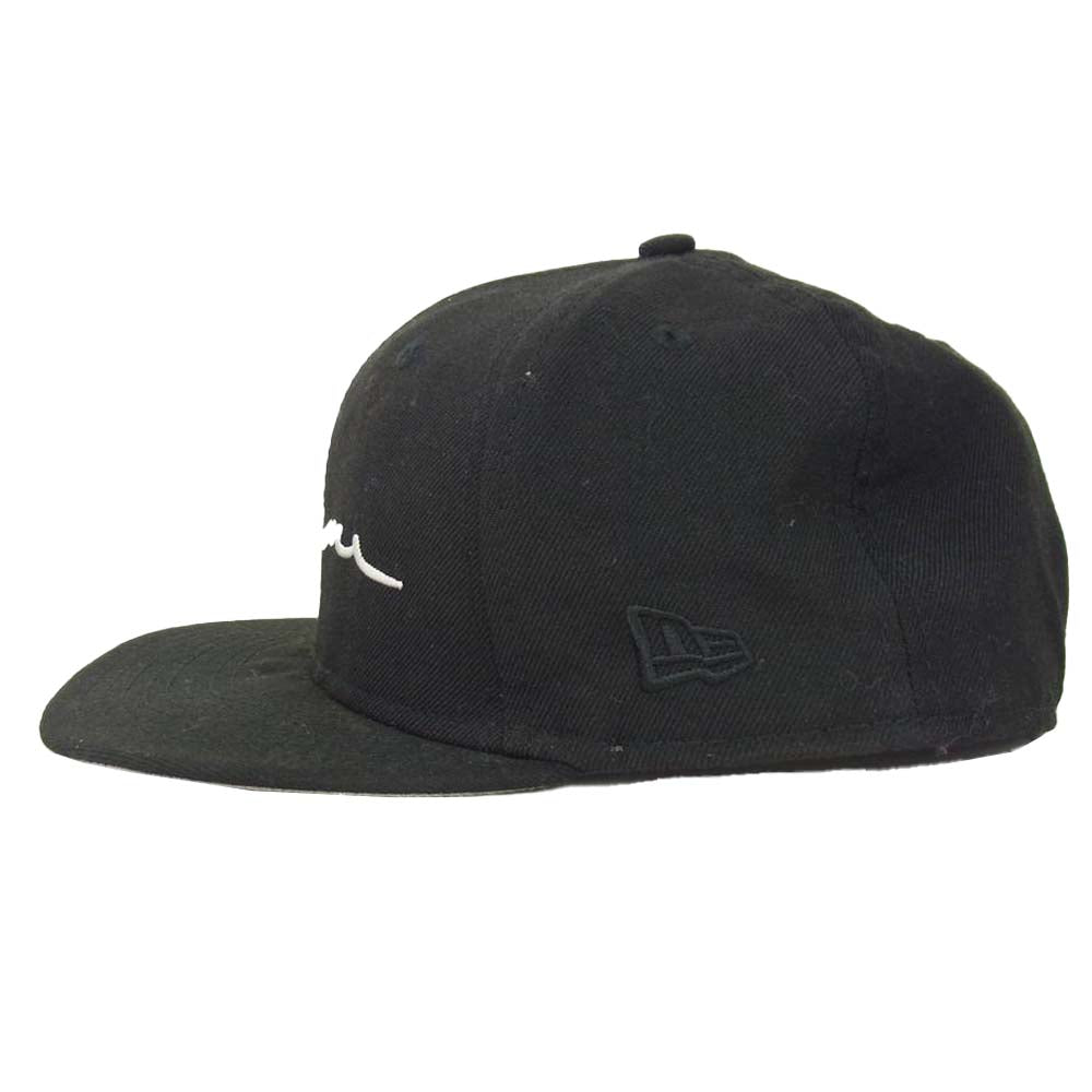 Supreme シュプリーム 18AW × NEW ERA ニューエラ CLASSIC SCRIPT CAP ブラック系【中古】