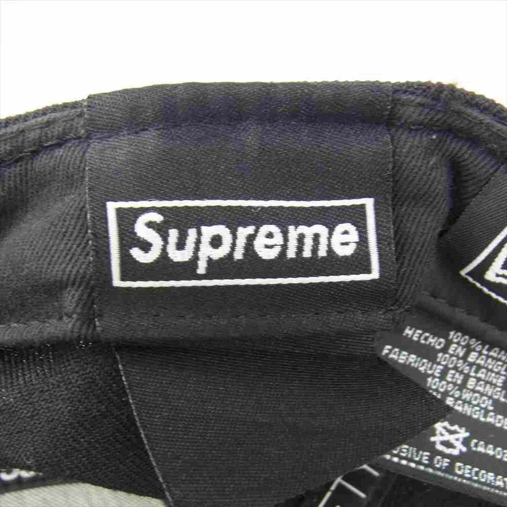Supreme シュプリーム 18AW × NEW ERA ニューエラ CLASSIC SCRIPT CAP ブラック系【中古】