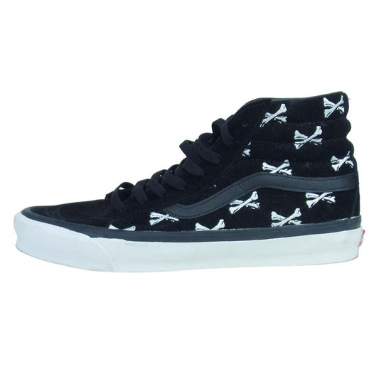 WTAPS ダブルタップス × VANS VAULT SK8-HI クロス ボーン ブラック系 28.5cm【中古】