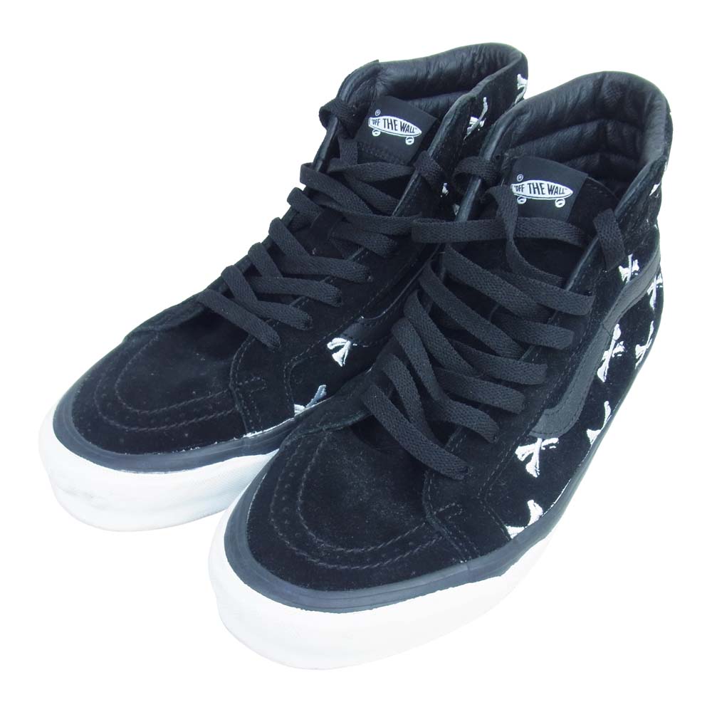 WTAPS ダブルタップス × VANS VAULT SK8-HI クロス ボーン ブラック系 28.5cm【中古】