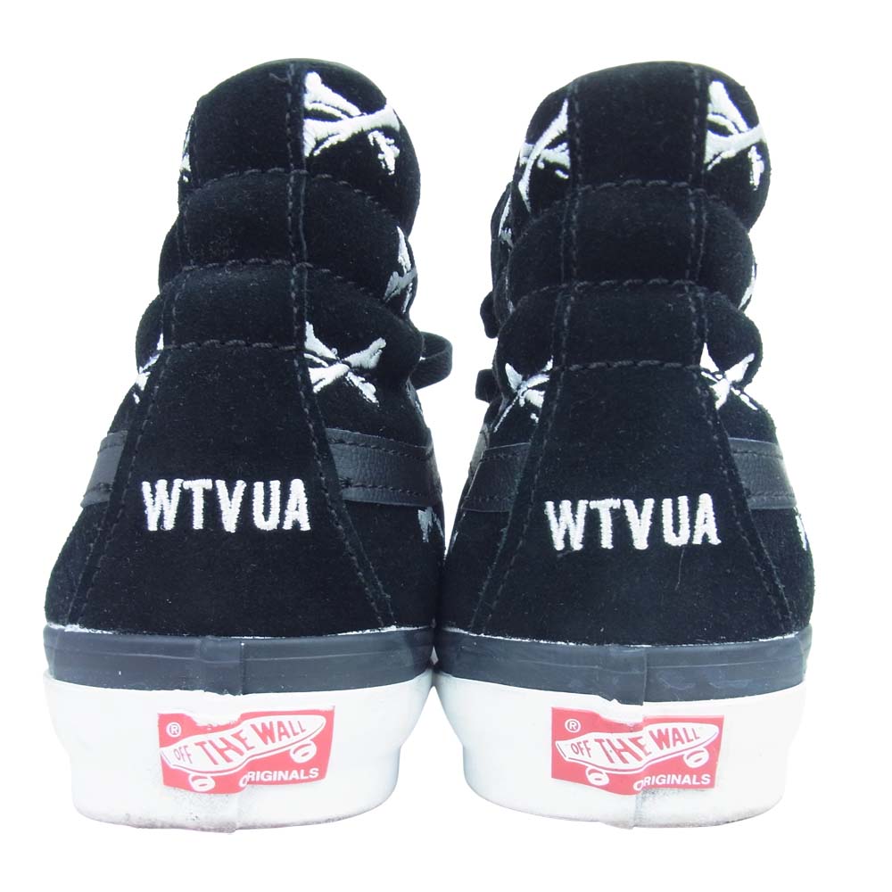 WTAPS ダブルタップス × VANS VAULT SK8-HI クロス ボーン ブラック系 28.5cm【中古】
