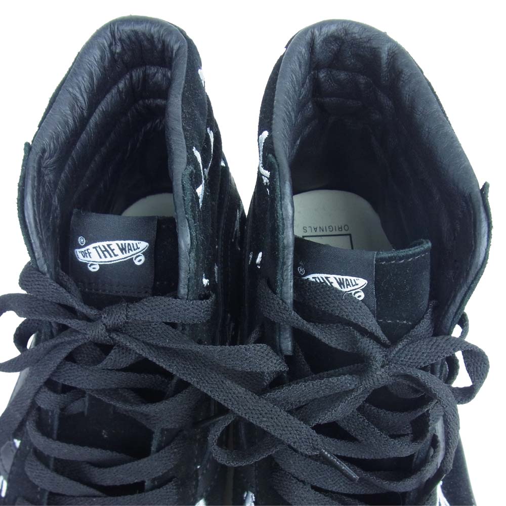 WTAPS ダブルタップス × VANS VAULT SK8-HI クロス ボーン ブラック系 28.5cm【中古】
