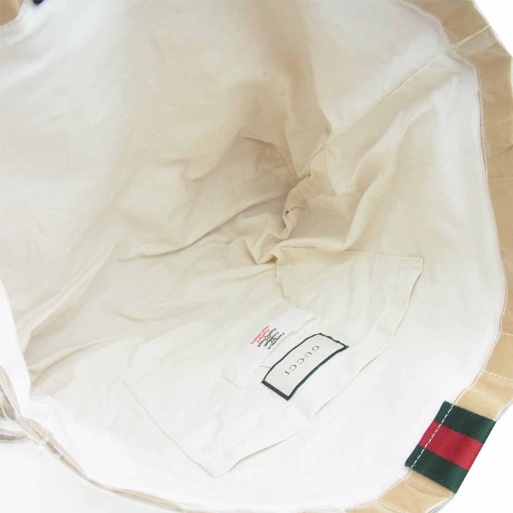 GUCCI グッチ 18AW ×COMME des GARCONS コムデギャルソン HAPPY HOLIDAYS 限定 シャリー ライン ビニール トート バック【美品】【中古】
