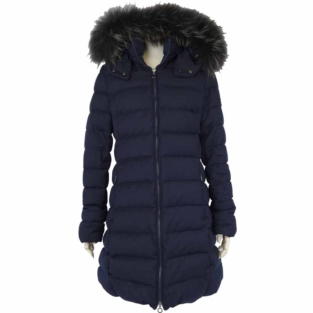 TATRAS タトラス 20AW LTA20A4571 LAVIANA ラヴィアナ ファー ダウン コート ネイビー系 04【中古】