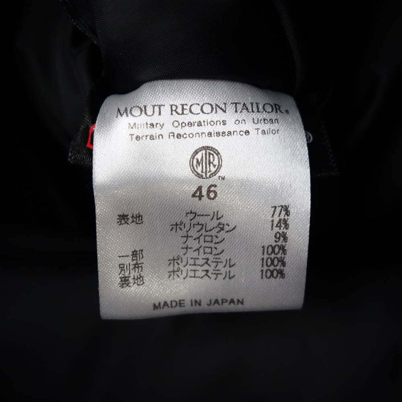 マウトリーコンテーラー Insulation Shooting Jacket ブラック系 46【美品】【中古】