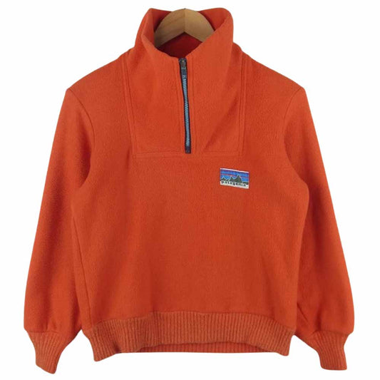 patagonia パタゴニア 70s後半 白タグ ハーフジップ フリース ジャケット オレンジ系【中古】