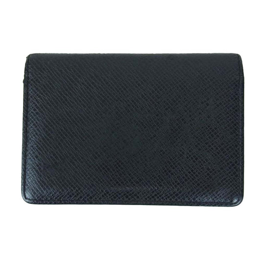 LOUIS VUITTON ルイ・ヴィトン M32655  タイガ オーガナイザー ドゥ ポッシュ カードケース 名刺入れ ブラック系【中古】