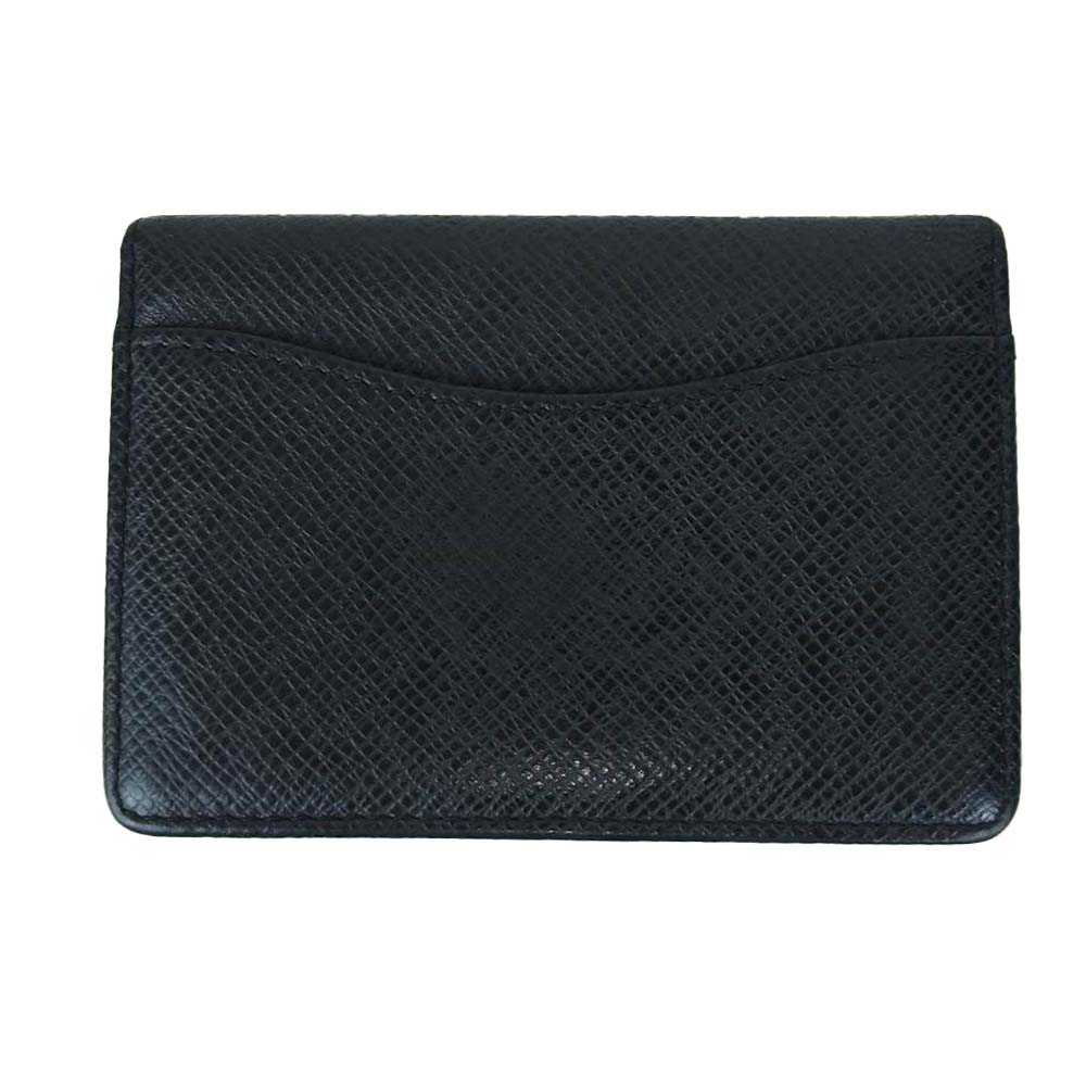 LOUIS VUITTON ルイ・ヴィトン M32655  タイガ オーガナイザー ドゥ ポッシュ カードケース 名刺入れ ブラック系【中古】