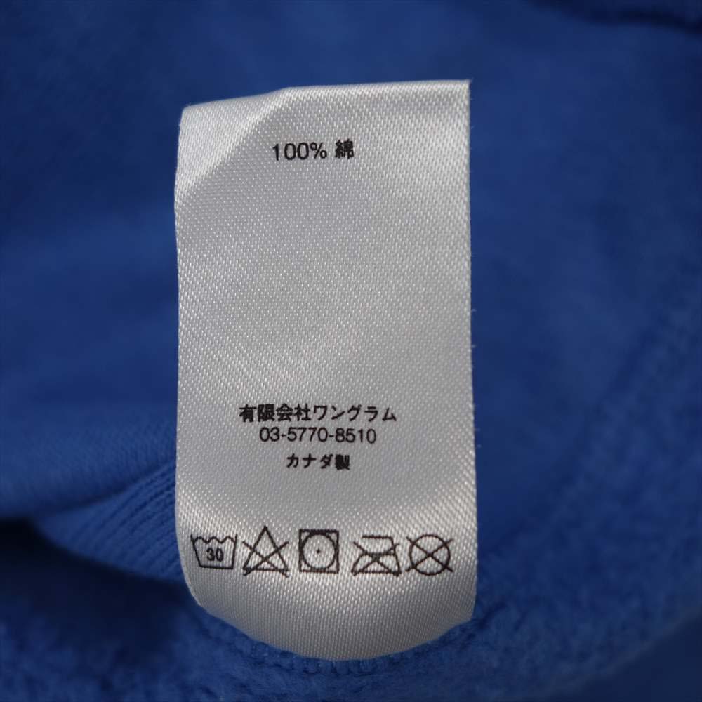 Supreme シュプリーム 17SS Sleeve Patch Hooded Sweatshirt プルオーバー ブルー系 L【中古】