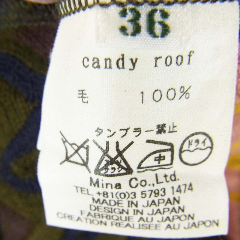 mina perhonen ミナペルホネン La8728 candy roof キャンディルーフ スパッツ マルチカラー系 36【中古】