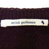mina perhonen ミナペルホネン QA8387 poem ポエム カシミヤ カーディガン オレンジ系 パープル系 38【中古】