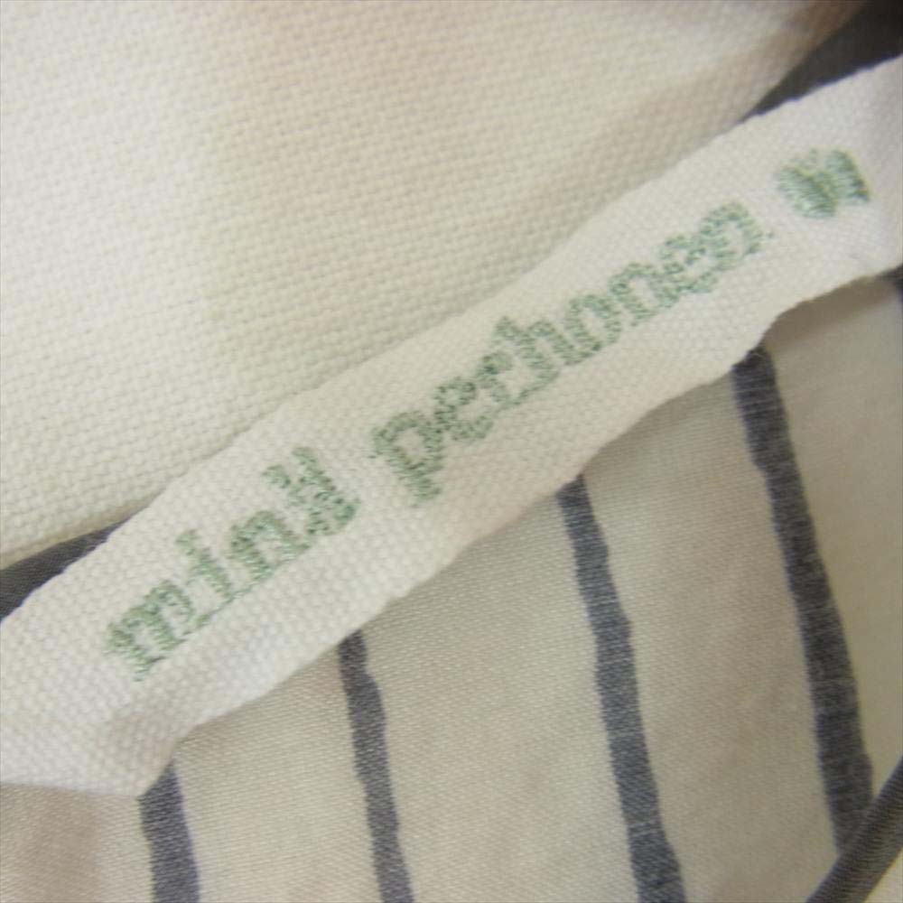 mina perhonen ミナペルホネン vs1864 swing スウィング プリントコットン シルク ブラウス ホワイト系 グリーン系 38【中古】