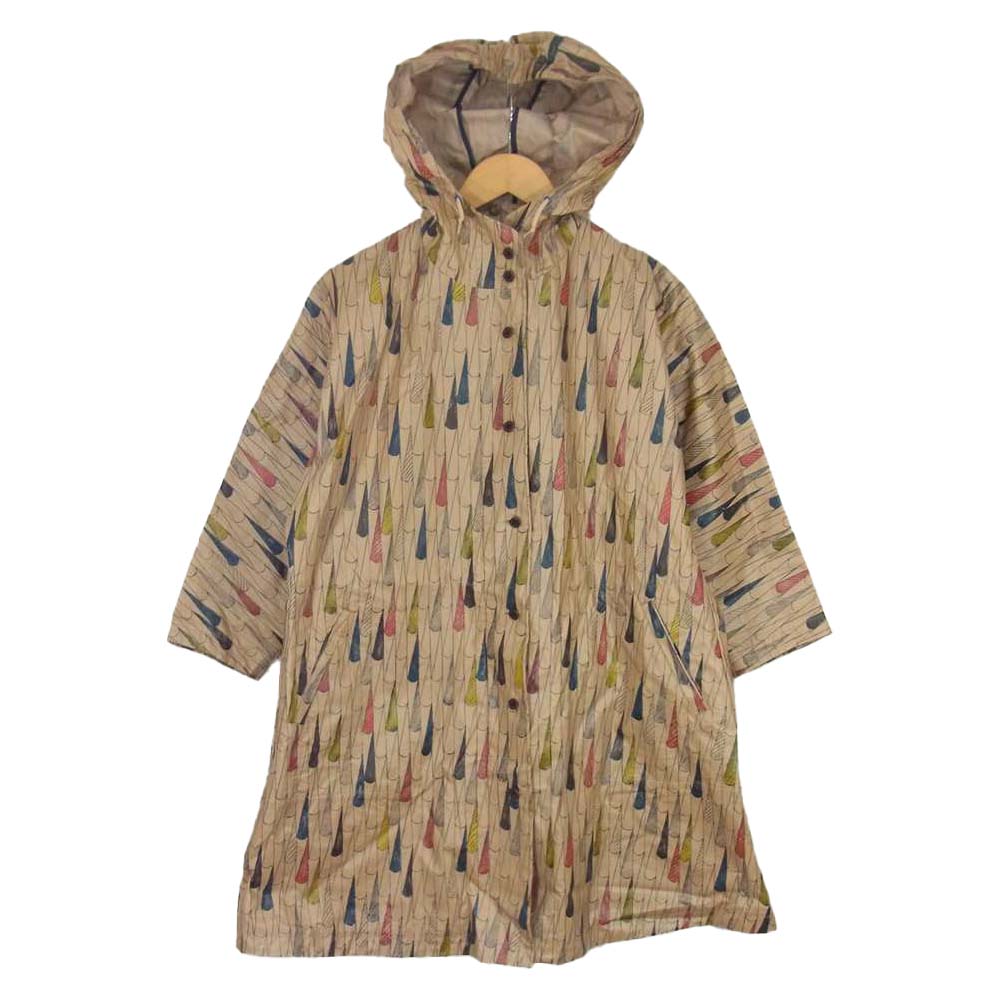mina perhonen ミナペルホネン na6218 sunny rain サニー レイン レインコート マルチカラー系 36【美品】【中古】