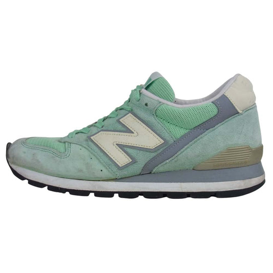 NEW BALANCE ニューバランス M996CPS USA製 ローカット スニーカー ライトグリーン系 US7 UK6.5 EUR40【中古】
