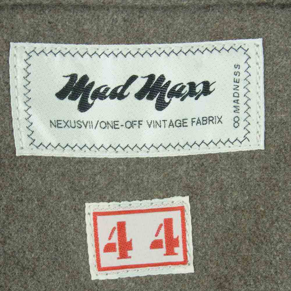 ネクサスセブン M0A-NMC-JOC MADMAXX セーラーカラー コンチョボタン フィッシュテール コート ブラウン系【中古】