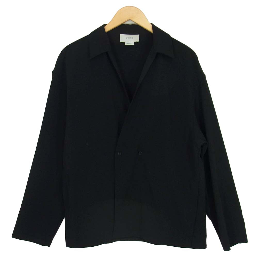 ヨーク YK20SS0096SH SHIRTS CARDIGAN シャツ カーディガン ブラック系【美品】【中古】