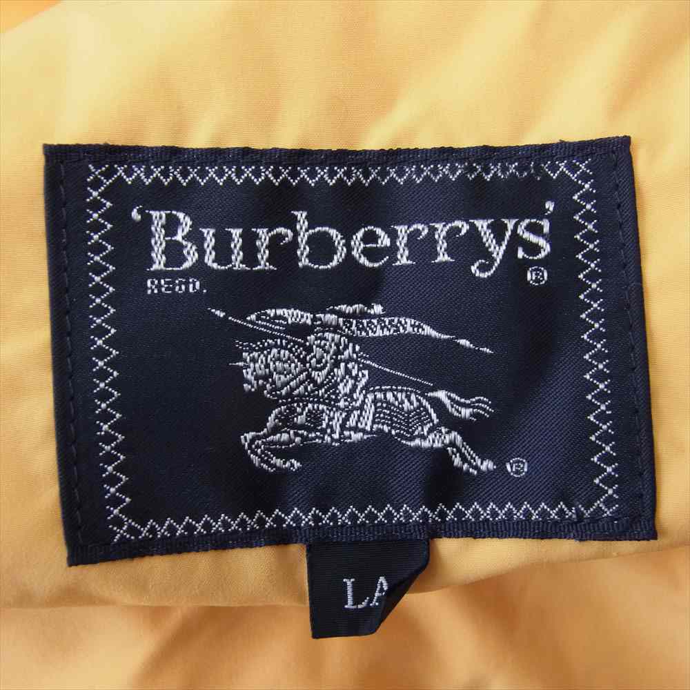 BURBERRY バーバリー MARINE YACHTING パッカブル ナイロン パーカー イエロー系 L【中古】