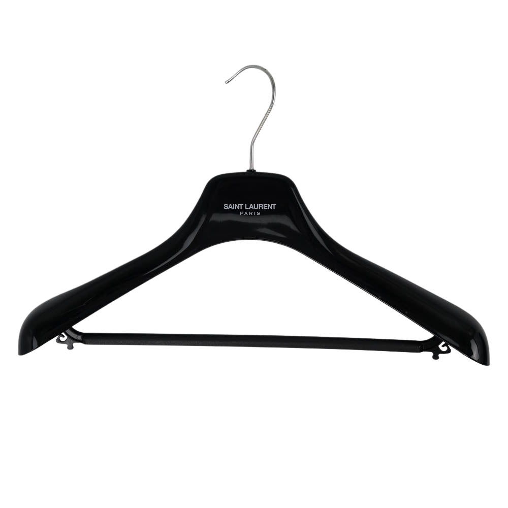 SAINT LAURENT サンローラン 570290 コットン リネン ギャバジン ボンバージャケット ブラック系 50【極上美品】【中古】