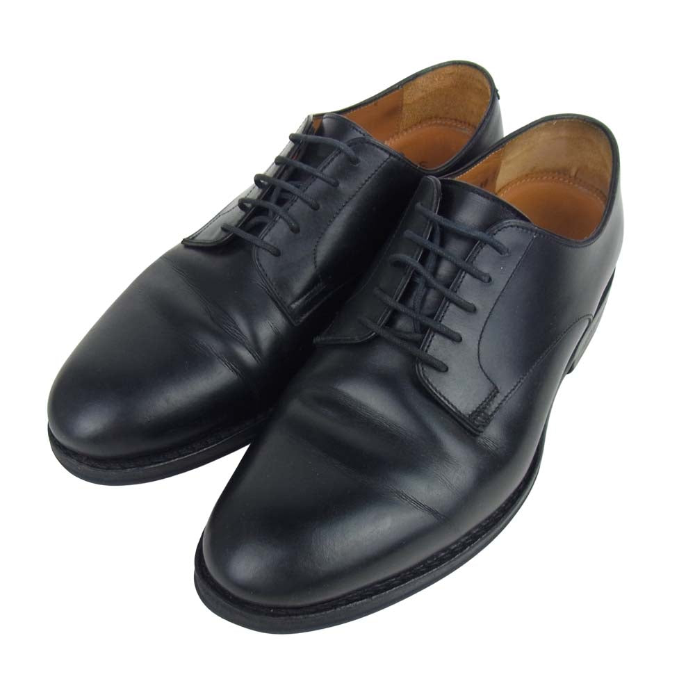 JALAN SRIWIJAYA ジャランスリウァヤ 98856 アローズ別注 プレーントゥ レザー シューズ ブラック系 39【中古】