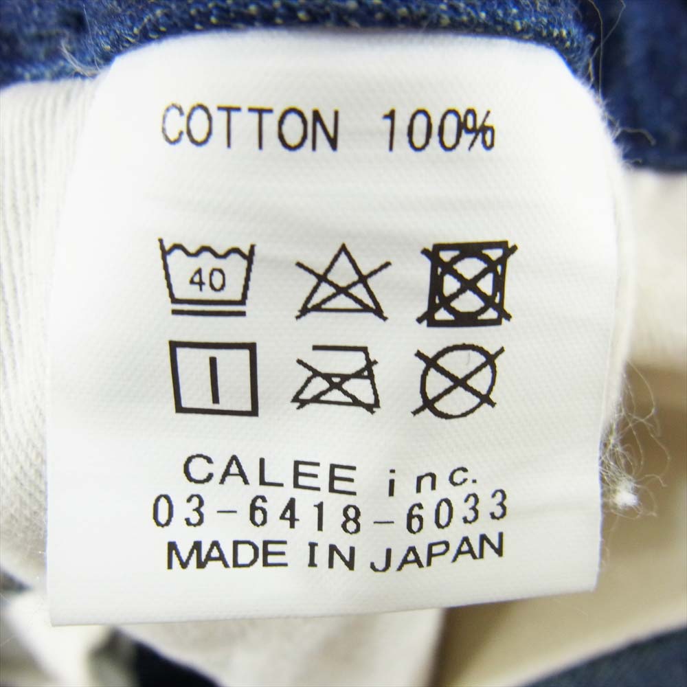 CALEE キャリー パンツ ブルー系 L【中古】