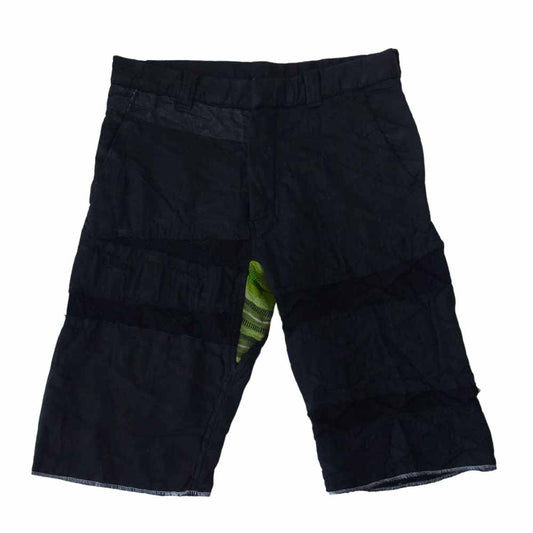 NADA. ナダ パッチワーク リバーシブル パンツ ブラック系 2【中古】