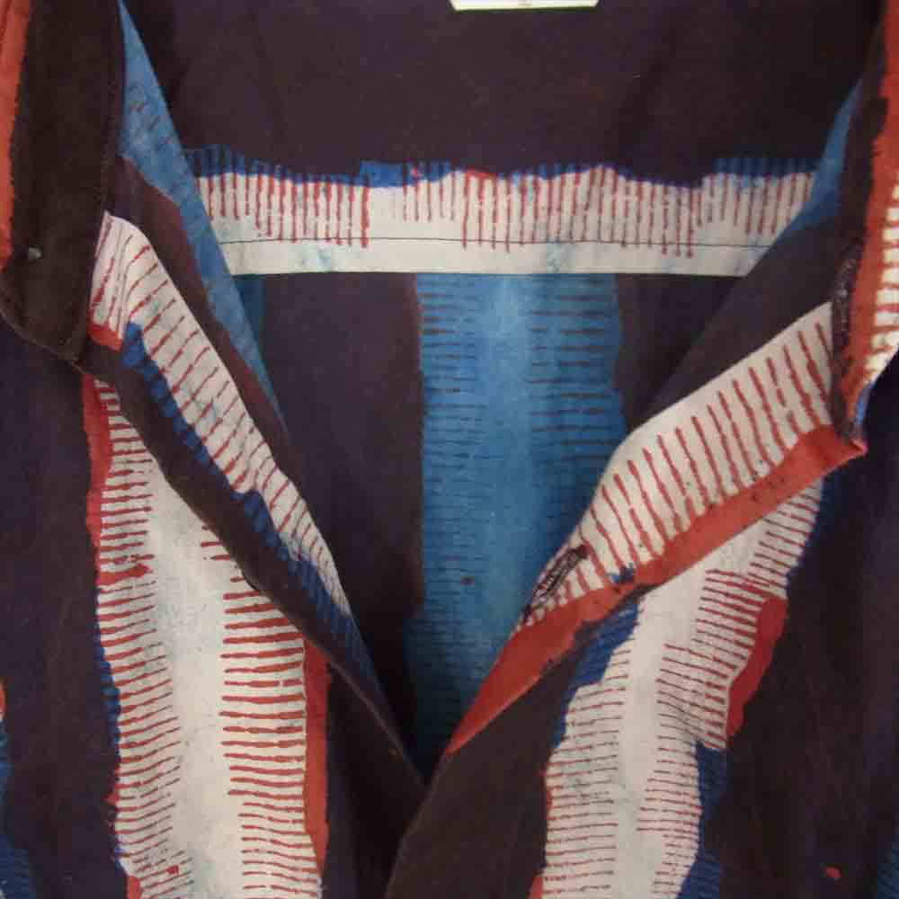 NADA. ナダ 15SS ND S-01 グラフィック プリント ラウンドカラー 長袖 シャツ マルチカラー系 2【中古】