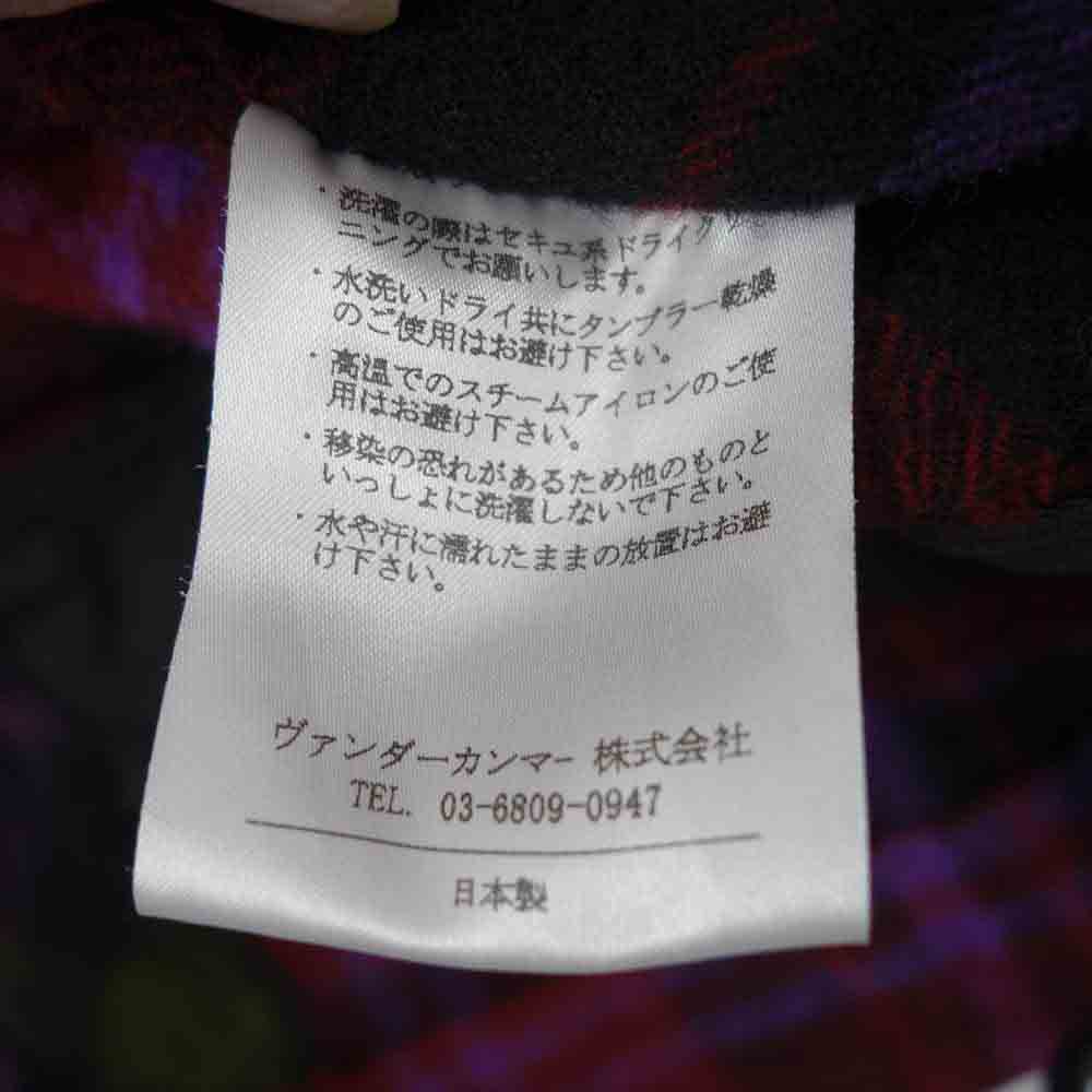 NADA. ナダ パッチワーク ウール 長袖 シャツ マルチカラー系 2【中古】