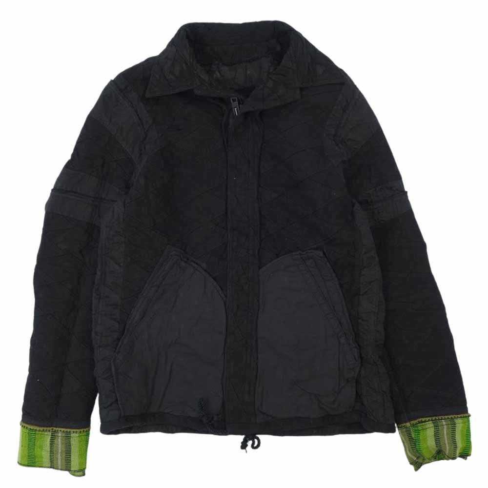 NADA. ナダ パッチワーク リバーシブル ジャケット ブラック系 1【中古】