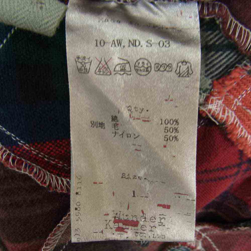 NADA. ナダ パッチワーク 長袖 シャツ マルチカラー系 1【中古】