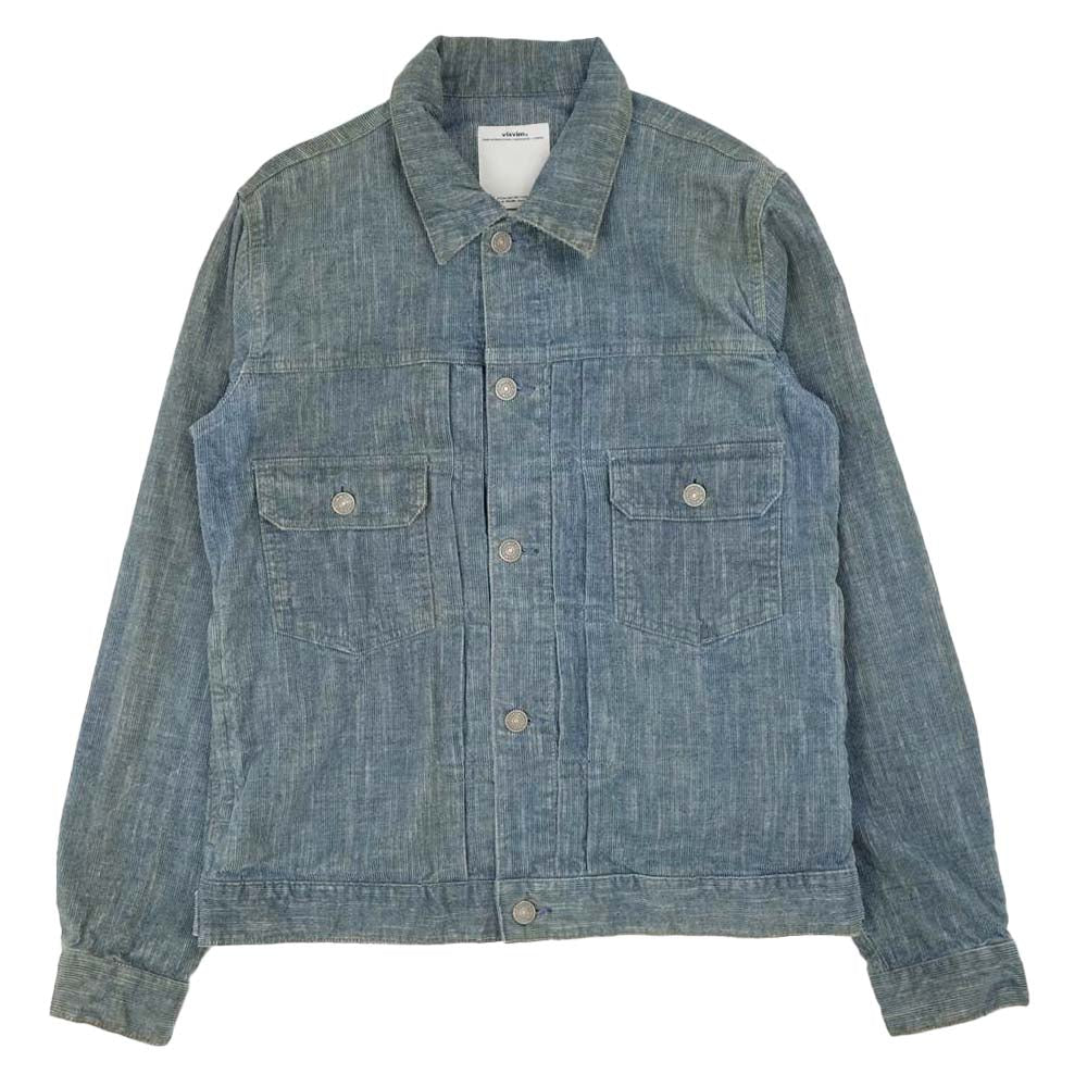 VISVIM ビズビム 113105013032 コーデュロイ ジャケット ライトブルー系 2【中古】