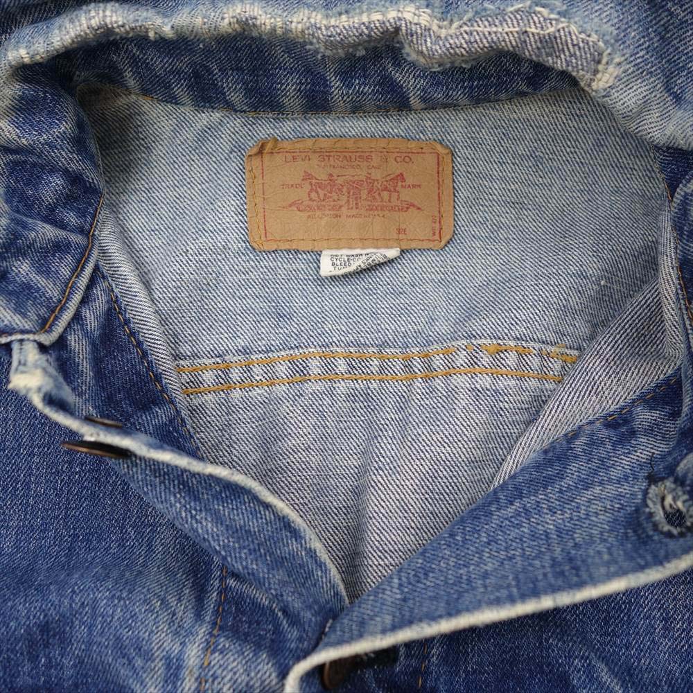 Levi's リーバイス 70505 BIG E 刻印2 デニム ジャケット ライトブルー系 M【中古】