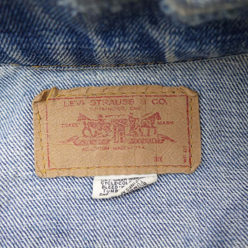 Levi's リーバイス 70505 BIG E 刻印2 デニム ジャケット ライトブルー系 M【中古】