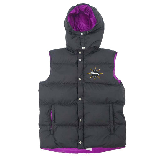 F.C.R.B. エフシーアールビー × NIKE 378408 リバーシブル ダウン ベスト ブラック系 L【中古】